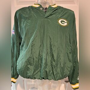 STARTER Green Windbreaker Jacket